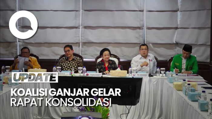 Megawati-Andika Perkasa Hadiri Rapat Konsolidasi Koalisi Ganjar