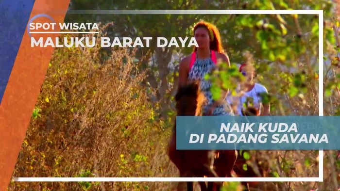 Naik Kuda di Padang Savana Maluku Barat Daya
