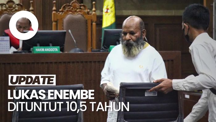 Lukas Enembe Dituntut 10,5 Tahun Bui di Kasus Suap dan Gratifikasi