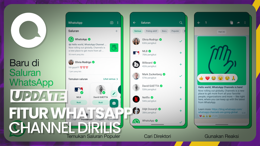  Pengumuman Fitur WhatsApp Channel dari Mark Zuckerberg