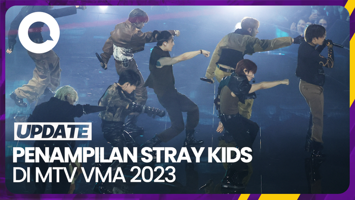 Stray Kids Tampil Gahar di Panggung MTV VMA 2023
