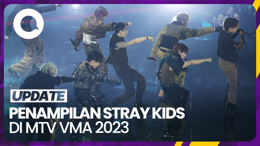 Stray Kids Tampil Gahar di Panggung MTV VMA 2023