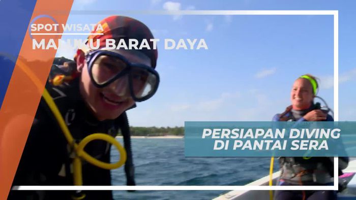 Persiapan Diving di Pantai Sera, Maluku Barat Daya