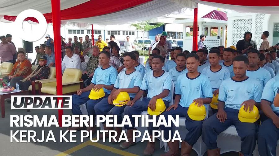 Momen Mensos Risma Beri Pelatihan Kerja ke Putra Daerah Papua