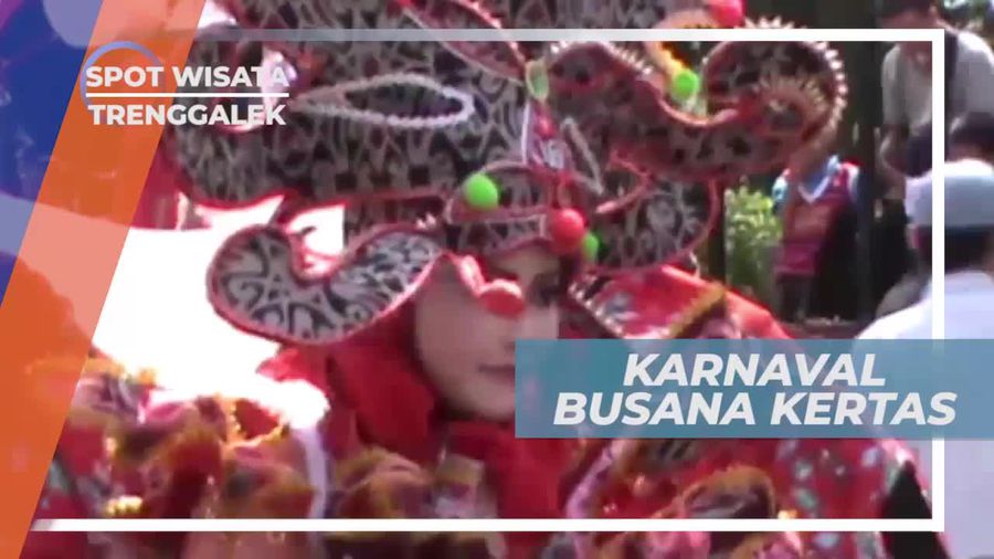 Karnaval Busana Kertas, Unjuk Kreatifitas Warga Trenggalek
