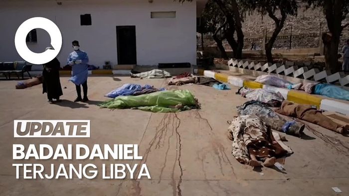 Rekaman Citra Satelit Pergerakan Badai Daniel Menyapu Libya