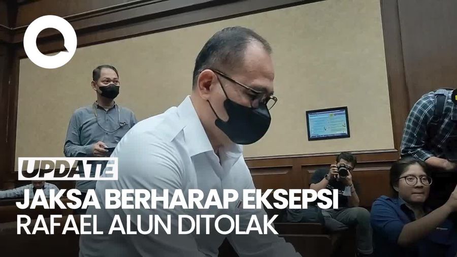 Jaksa Minta Hakim Tolak Eksepsi Rafael Alun di Kasus Dugaan Gratifikasi