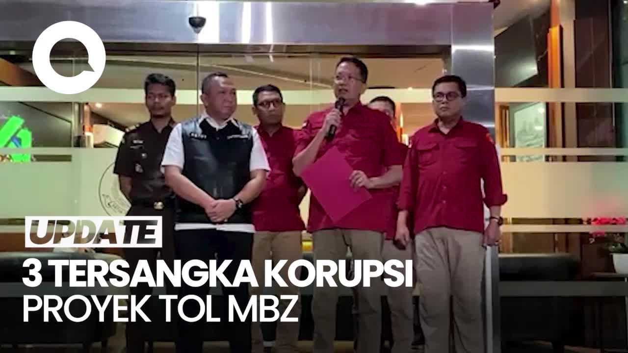 Kejagung Tetapkan 3 Tersangka Kasus Korupsi Proyek Tol MBZ