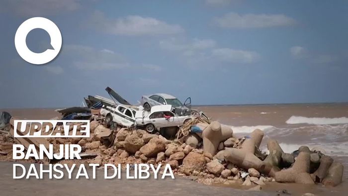 Banjir Dahsyat di Libya, 10 Ribu Orang Dilaporkan Hilang 