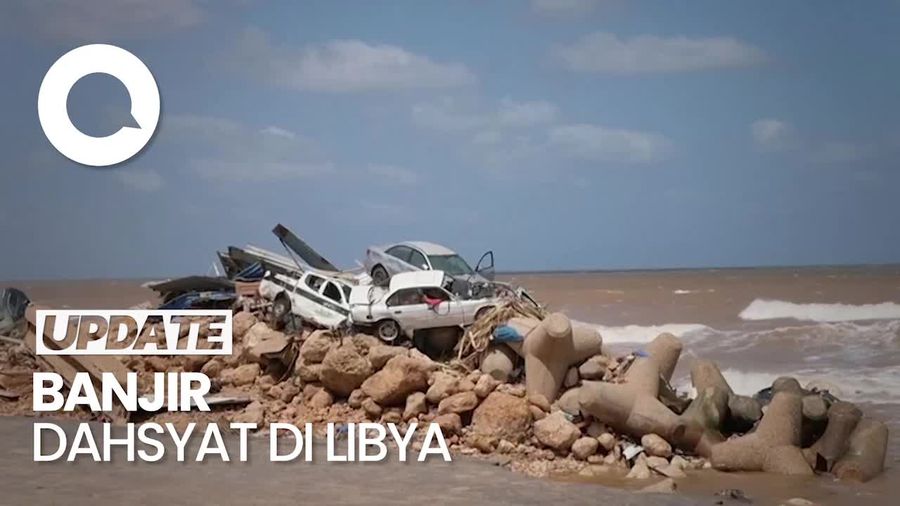Banjir Dahsyat di Libya, 10 Ribu Orang Dilaporkan Hilang 