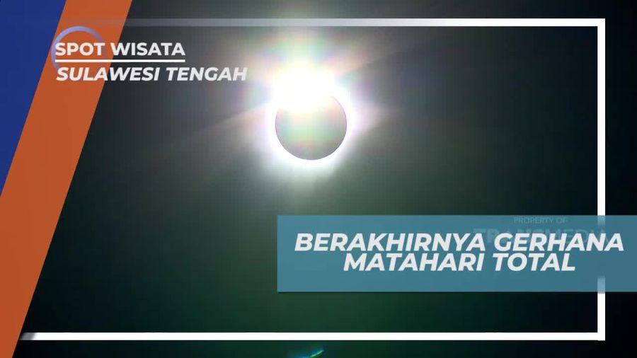 Keindahan Fenomena Alam Gerhana Matahari Total di Bukit Matantimali Sulawesi Tengah