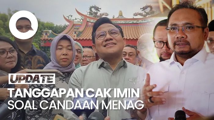 Respons Cak Imin soal Candaan Menag Sebut Pilih Amin Hukumnya Bidah