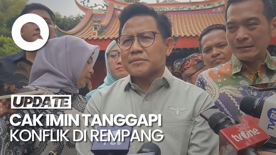Cak Imin Setuju dengan Jokowi soal Penanganan Konflik di Rempang