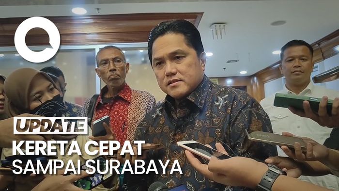 Kereta Cepat Sampai Surabaya, Erick Thohir: Sedang Dihitung