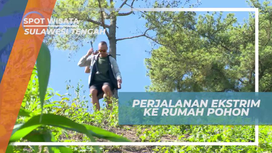 Melintasi Turunan Terjal Menuju Rumah Pohon Bukit Matantimali Sulawesi Tengah