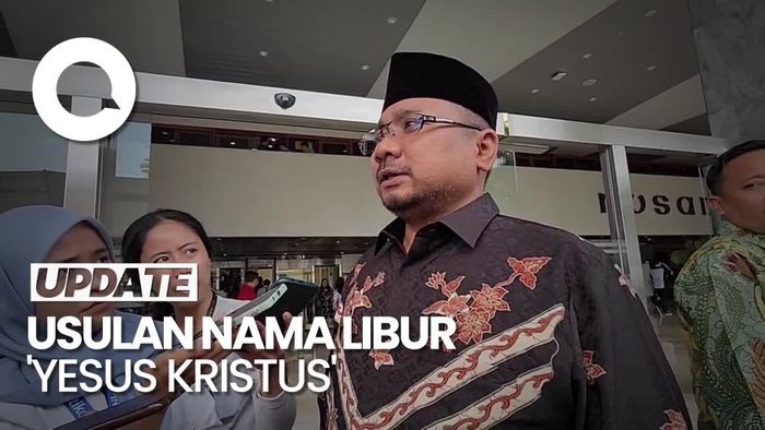 Menag: Nama Libur Isa Almasih Jadi Yesus Kristus Belum Final