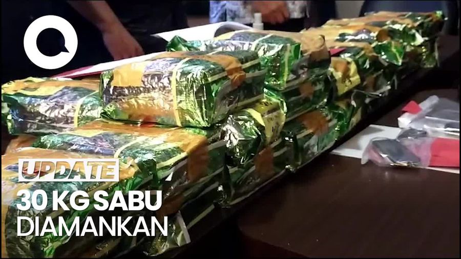 Detik-detik Penangkapan Kurir Narkoba yang Bawa Sabu 30 Kg di Lampung