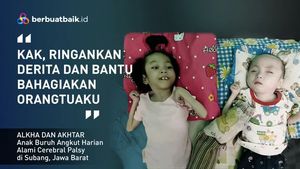 Nasib Malang 2 Anak Buruh Harian Pasar Alami Penyakit Lumpuh Otak