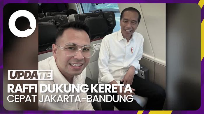 Jajal Kereta Cepat Bareng Jokowi, Ini Kata Raffi Ahmad