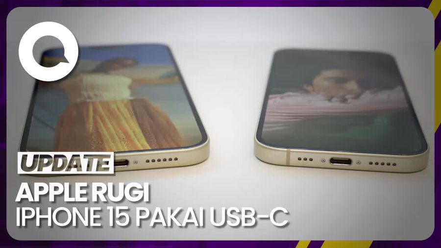 Apple Alami Kerugian saat iPhone 15 Pakai USB-C