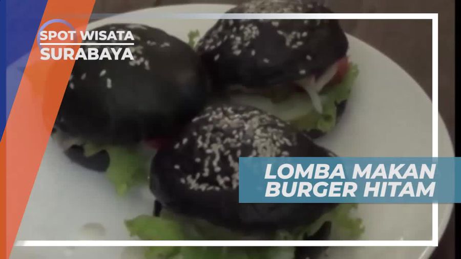 Black Burger, Keunikan Warna Hitam Pada Burger Dengan Cita Rasa Lezat, Surabaya