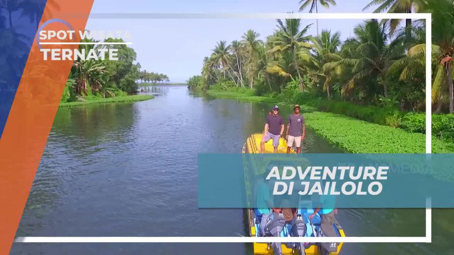 Adventure di Jailolo Ternate, Berperahu Menuju Air Terjun Kahatola 