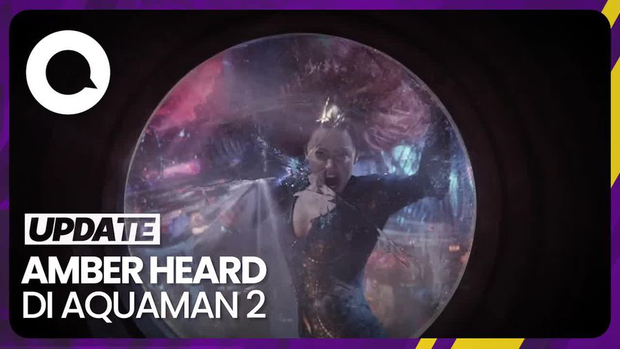 Amber Heard Muncul Tipis-tipis di Trailer Perdana Aquaman 2