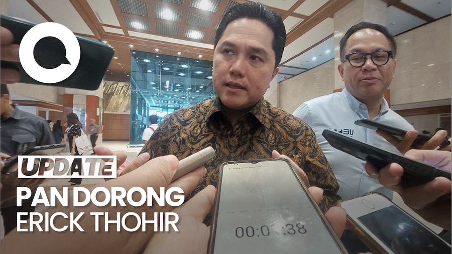 PAN Masih Dorong Erick Thohir Jadi Bakal Cawapres Prabowo