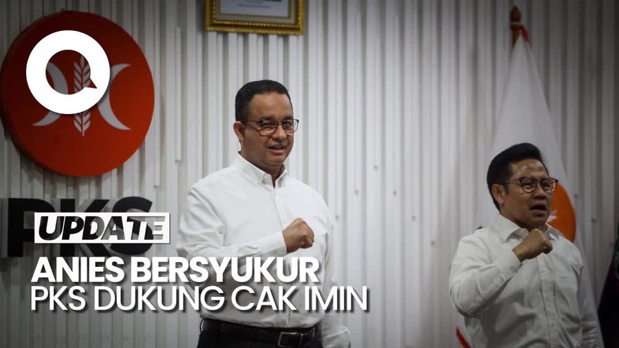 PKS Dukung Cak Imin Jadi Bacawapres, Anies: Amanat Besar, Tapi Bukan Berat