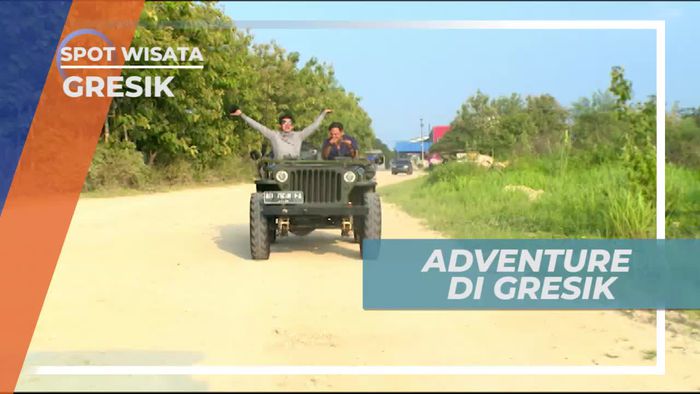 Adventure Seru di Kota Gresik, Naik Mobil Tanpa Atap Menyusuri Jalan Tanah