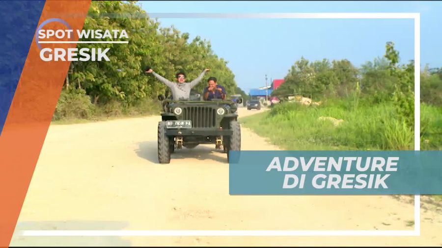 Adventure Seru di Kota Gresik, Naik Mobil Tanpa Atap Menyusuri Jalan Tanah