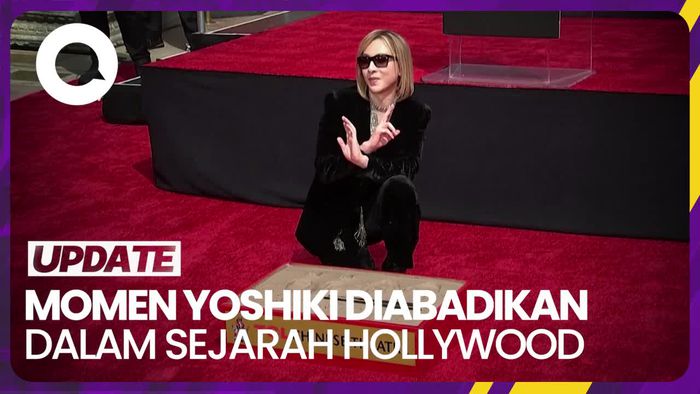 Yoshiki, Artis Jepang Pertama yang Diabadikan di TCL Chinese Theater Hollywood