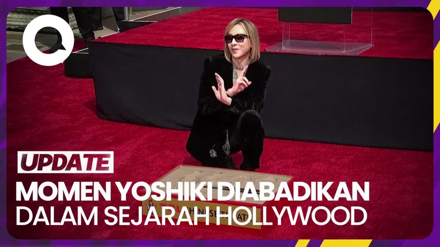 Yoshiki, Artis Jepang Pertama yang Diabadikan di TCL Chinese Theater Hollywood
