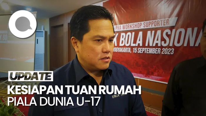 Erick soal Pildun U-17: Siapkan Panitia Terbaik-Timnas TC ke Jerman