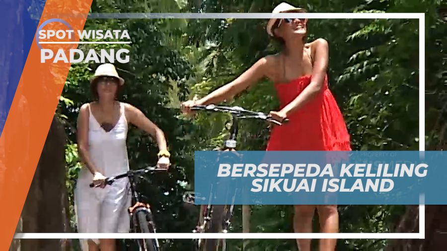Seru-seruan Berkeliling Pulau Sikuai Dengan Naik Sepeda, Padang