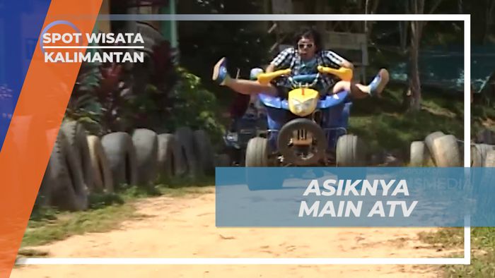 Seru-seruan, Adu Cepat Balap ATV di Taman Wisata, Samarinda