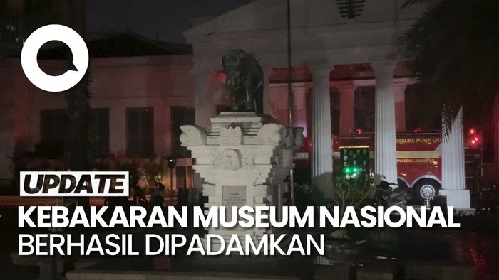 Kebakaran Museum Nasional Padam, Tak Ada Korban Jiwa
