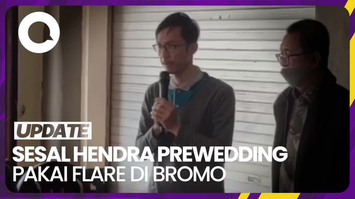Permintaan Maaf Calon Pengantin yang Prewedding Pakai Flare di Bromo