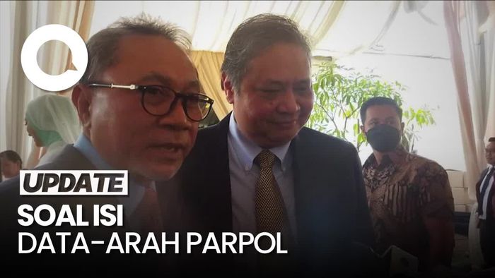 Respons Airlangga dan Zulhas soal Jokowi Tahu Data-Arah Parpol
