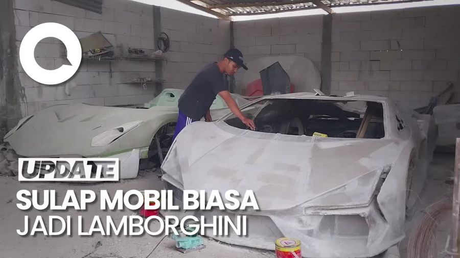 Intip Bengkel Replika Mobil Mewah di Malang, Ada Lamborghini-Jet Car