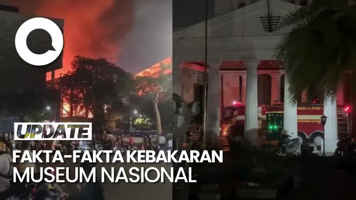 Sederet Fakta Kebakaran Museum Nasional: Ada Ledakan-6 Ruangan Terbakar