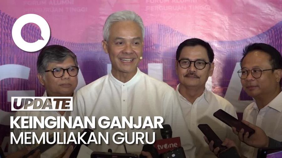 Ganjar Ingin Naikkan Gaji Guru Agar Berkualitas dan Sejahtera