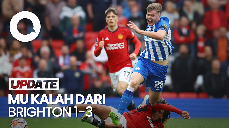 MU Kalah di Kandang, Setan Merah Dihajar Brighton 1-3