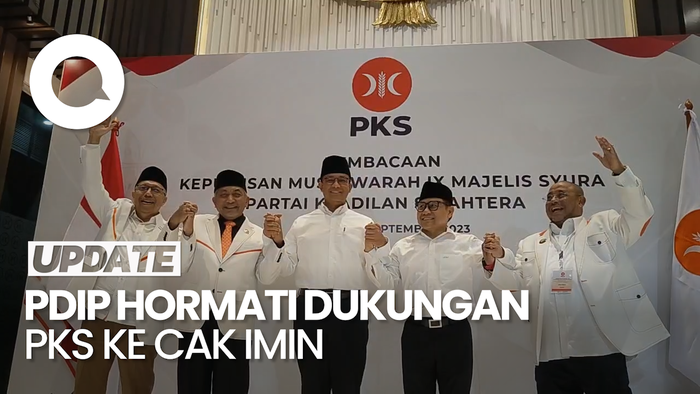 PKS Resmi Dukung Anies-Cak Imin, PDIP Doakan Langgeng
