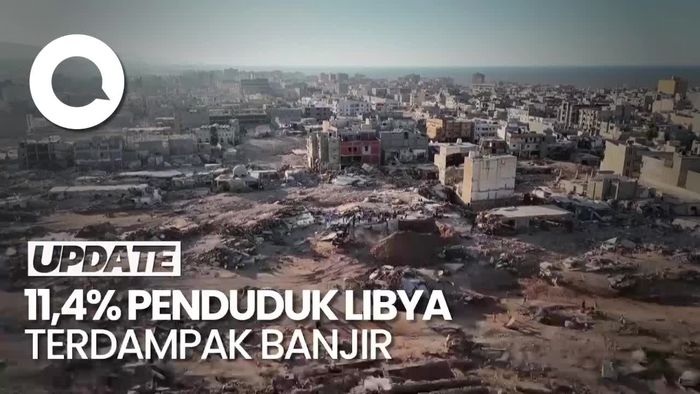 Lebih dari 800.000 Orang Terdampak Banjir Bandang di Libya!