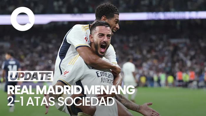 Real Madrid Vs Real Sociedad: Los Blancos Menang 2-1