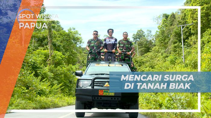 Bermotor Menyusuri Jalan, Dimanjakan Keindahan alam Biak Numfor Papua