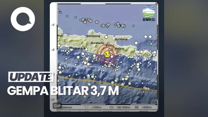 Blitar Diguncang Gempa M 3,7