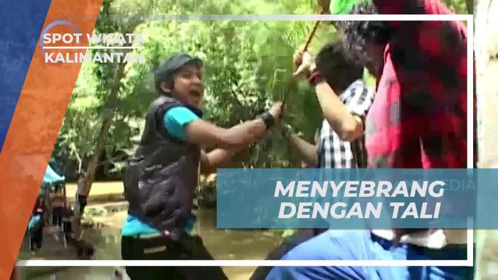 Melawan Takut Dengan Menyebrangi Seutas Tali, Samarinda