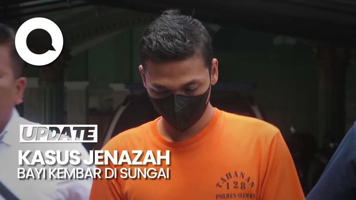 Tampang Pria yang Tega Buang Dua Bayi Kembarnya ke Sungai di Bantul